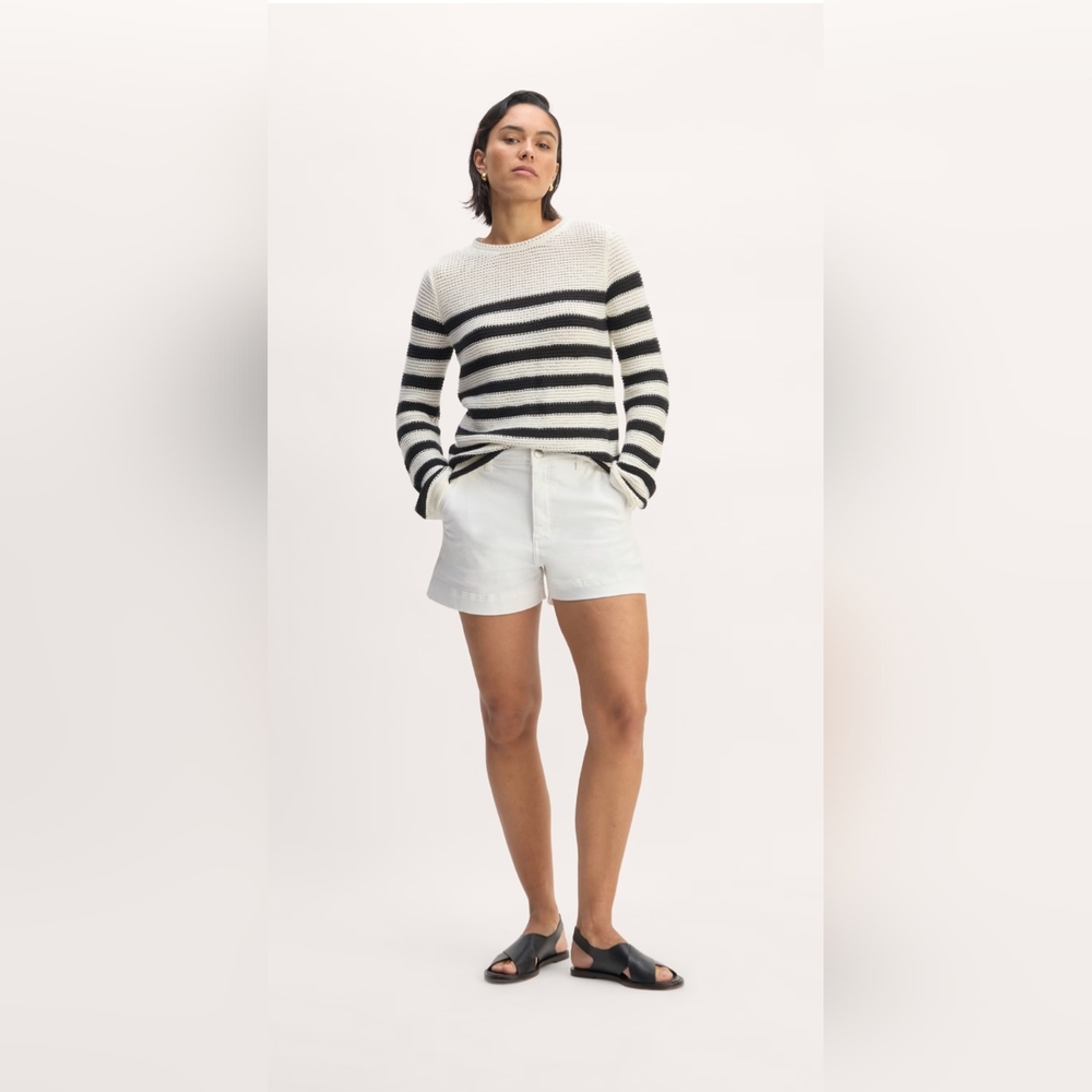 Everlane White Cotton Shorts Size 00 XXS